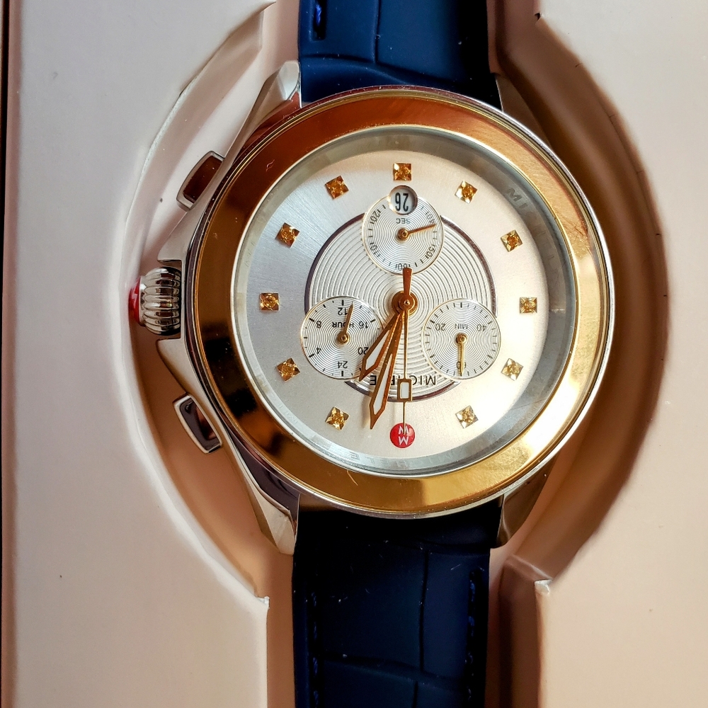 Ladies Michele watch two tone